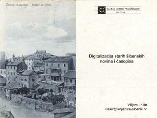 Digitalizacija starih šibenskih novina i časopisa