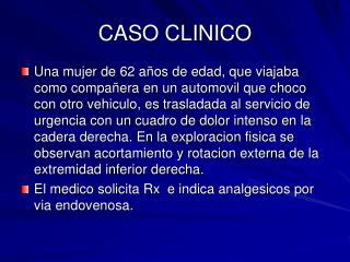 CASO CLINICO