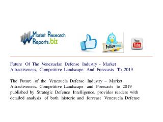 Future Of The Venezuelan Defense Industry - Market Attractiv