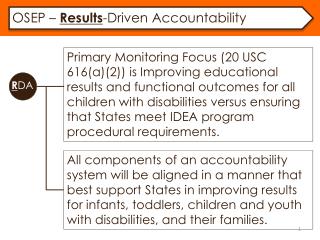 OSEP – Results -Driven Accountability