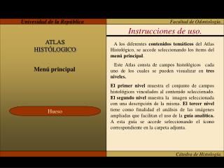 Cátedra de Histología.