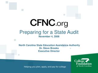 Preparing for a State Audit