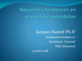 Nouvelles tendances en marketing immobilier