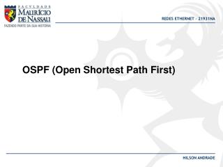 OSPF (Open Shortest Path First)