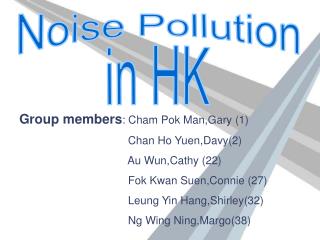 Noise Pollution in HK