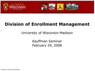 Division of Enrollment Management