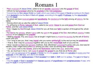 Romans 1