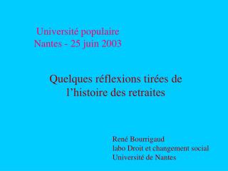 Université populaire Nantes - 25 juin 2003