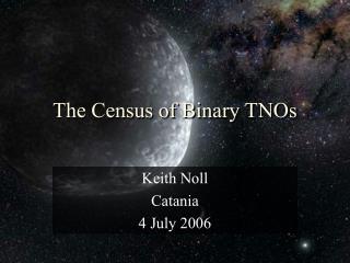 The Census of Binary TNOs