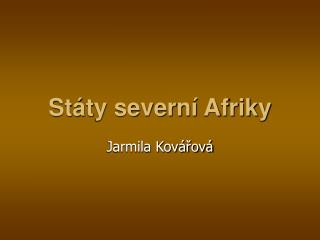 Státy severní Afriky