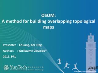 Presenter : Chuang, Kai-Ting Authors : Guillaume Cleuziou* 2013, PRL
