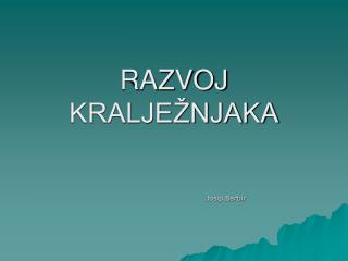 RAZVOJ KRALJEŽNJAKA