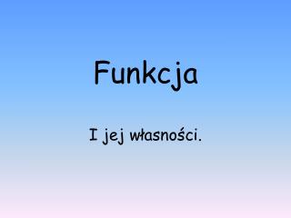 Funkcja