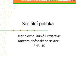 Sociální politika