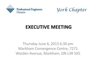 EXECUTIVE MEETING