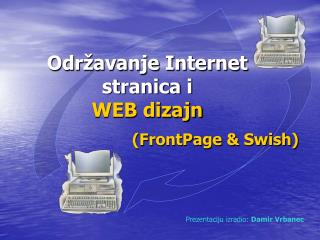 Održavanje Internet stranica i WEB dizajn