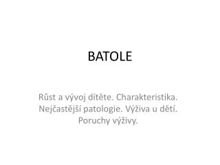 BATOLE