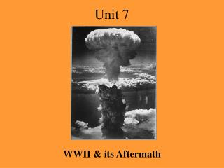 Unit 7