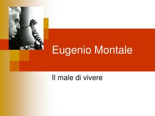 Eugenio Montale