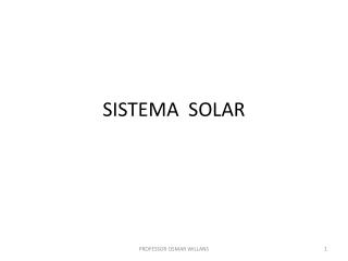 SISTEMA SOLAR