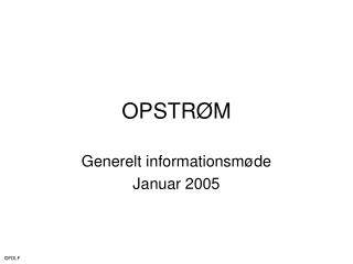 OPSTRØM