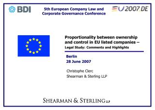 Christophe Clerc Shearman &amp; Sterling LLP