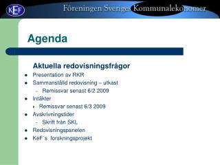 Agenda