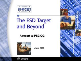 A report to PSCIOC