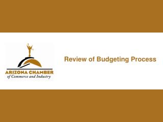 Review of Budgeting Process