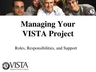 Managing Your VISTA Project