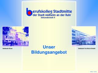 Unser Bildungsangebot