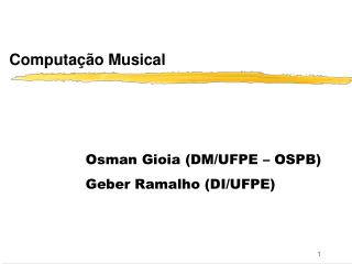 Computação Musical