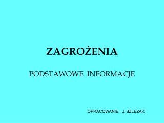 ZAGROŻENIA