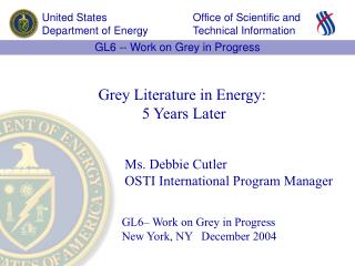 GL6– Work on Grey in Progress New York, NY December 2004