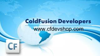 ColdFusion Developers