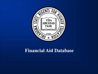 Financial Aid Database