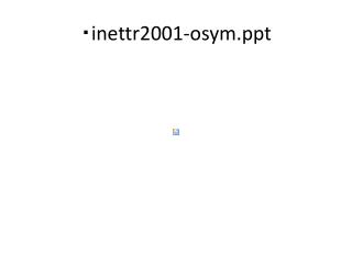 ・ inettr2001-osym