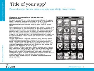 ‘Title of your app’