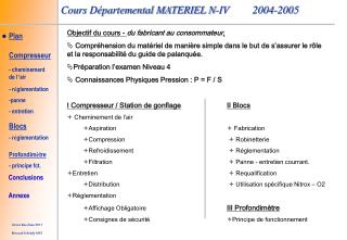 Objectif du cours - du fabricant au consommateur ,