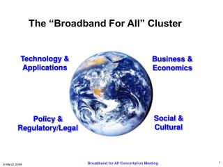 The “Broadband For All” Cluster