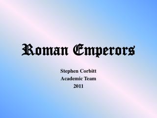 Roman Emperors