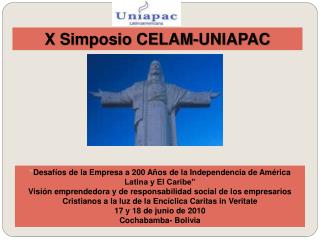 X Simposio CELAM-UNIAPAC