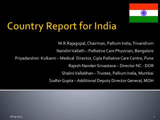 Country Report for India