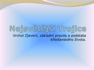 Nejsvětější Trojice