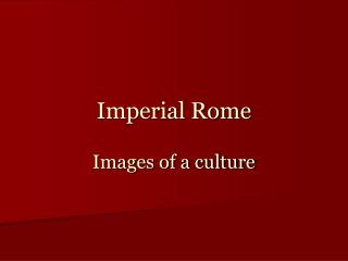 Imperial Rome