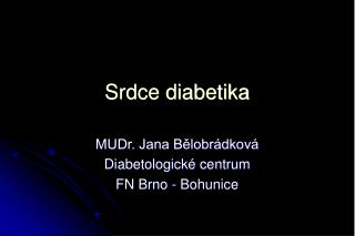 Srdce diabetika