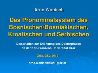Arno Wonisch