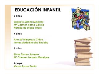 EDUCACIÓN INFANTIL