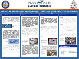 Summer Internship