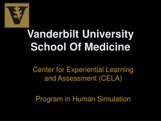 Vanderbilt University School Of Medicine